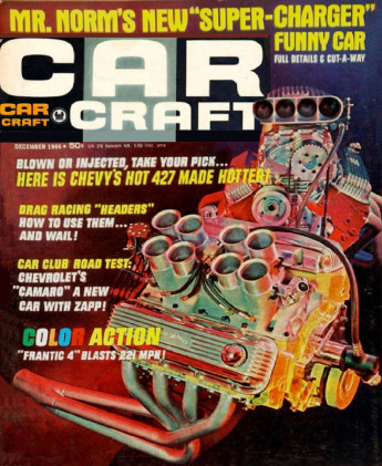 CAR CRAFT 1966 DEC - NEW CAMARO, GRAND SPAULDING F/C*